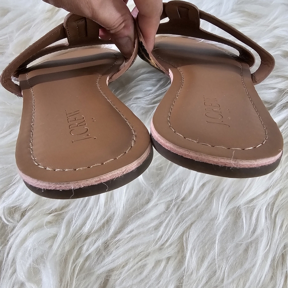 NWOB J.Crew Cheetah Print Slide-on Sandals Women's Size 8M - Picture 5 of 9
